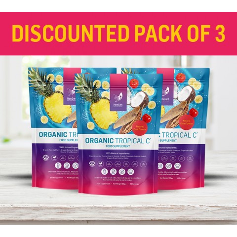 3 x Organic Tropical C 